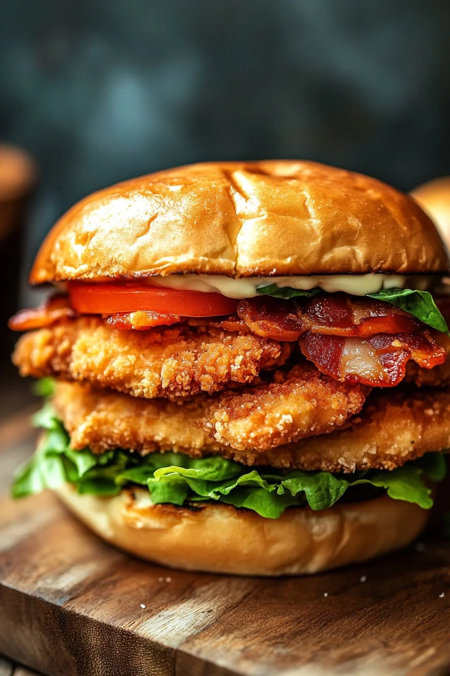 Crispy Chicken Caesar Sandwich Recipe