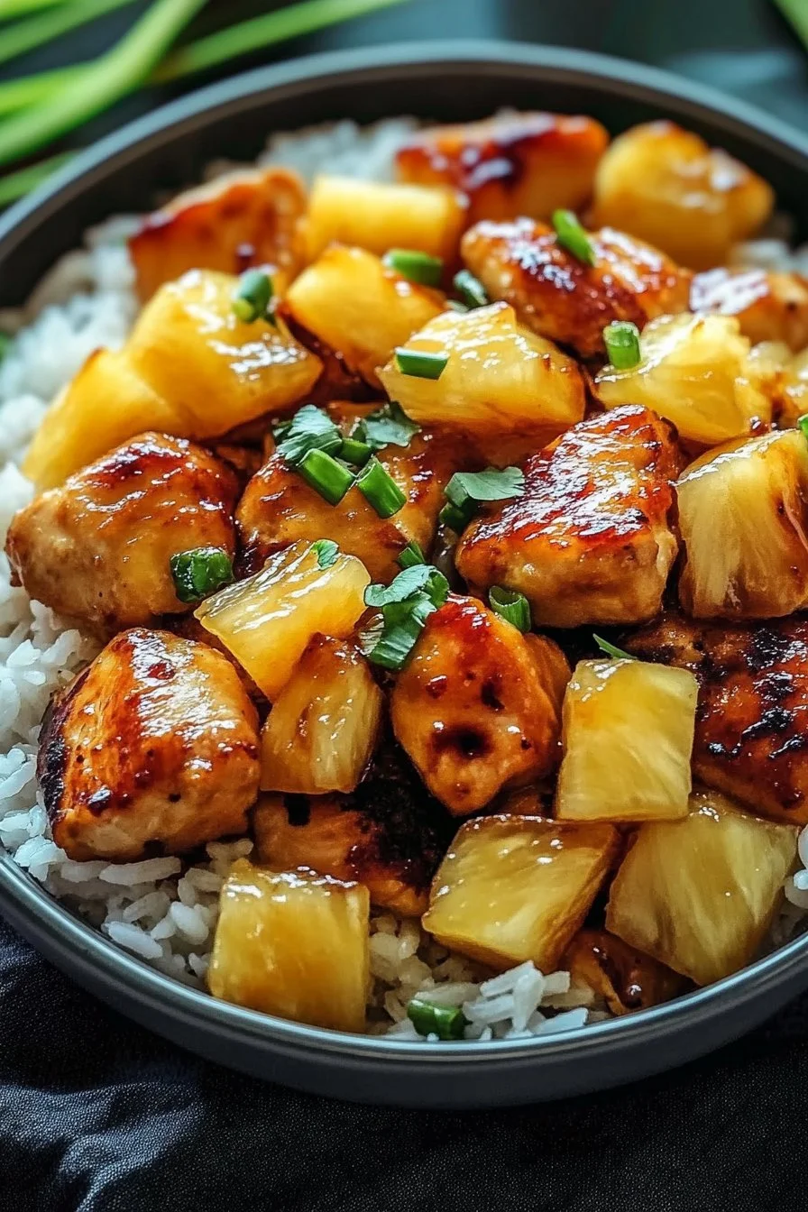 Easy Pineapple Chicken with Rice: An Incredible 5-Ingredient Recipe