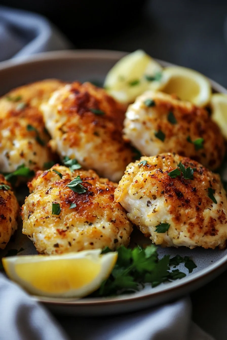 Golden Baked Chicken Rissoles: A Comforting Classic