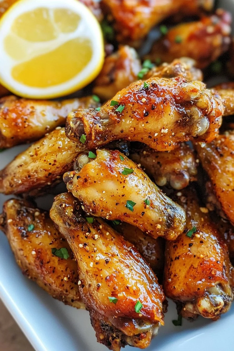Honey Lemon Pepper Wings