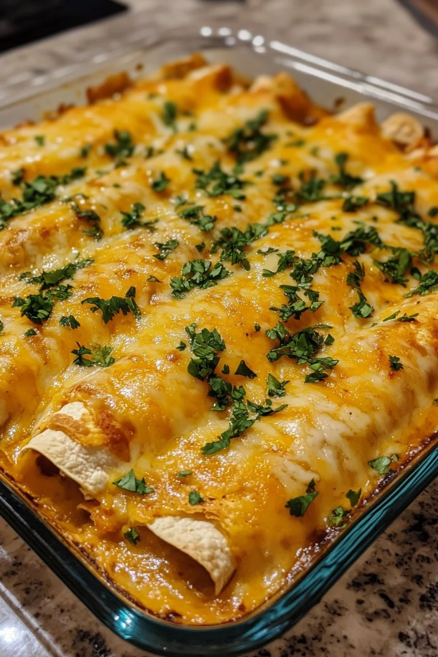 Jalapeño Popper Cheesy Chicken Enchiladas: A Spicy, Creamy Tex-Mex Delight