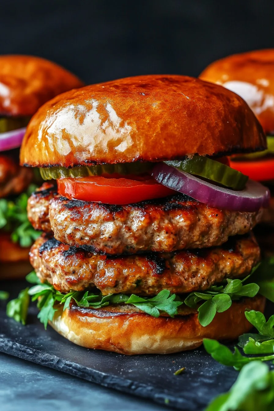 Jalapeño Turkey Burgers