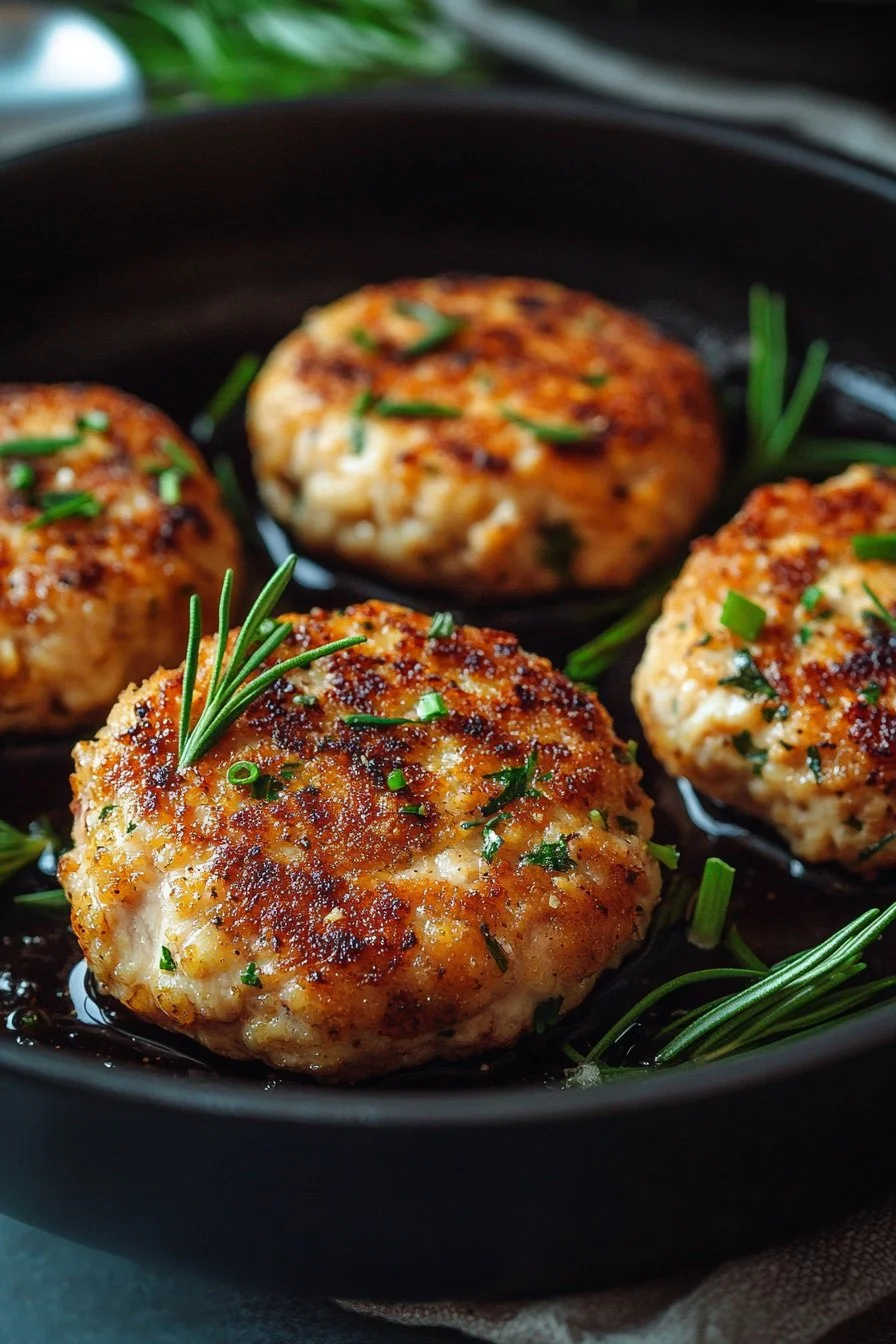 Junior Chicken at Home and Better 🙌🏼 Recipe ⬇️ (Makes Approx. 6 Chicken Patties) 4 Chicken