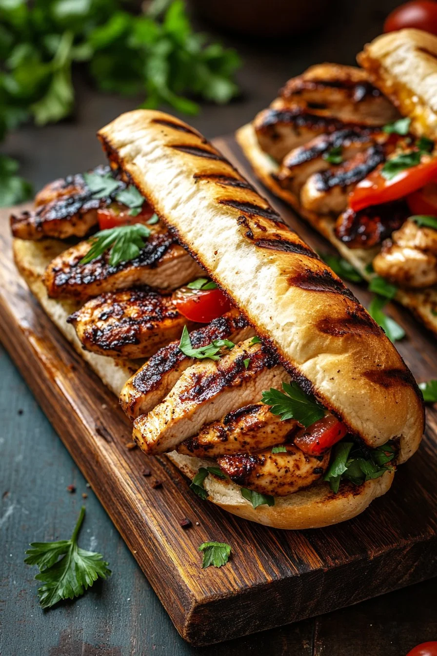 Marinated Grilled Chicken Sandwich Recipe