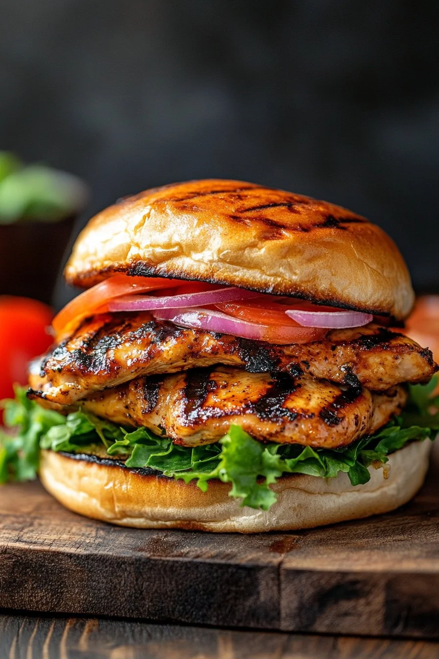 Marinated Grilled Chicken Sandwich Recipe