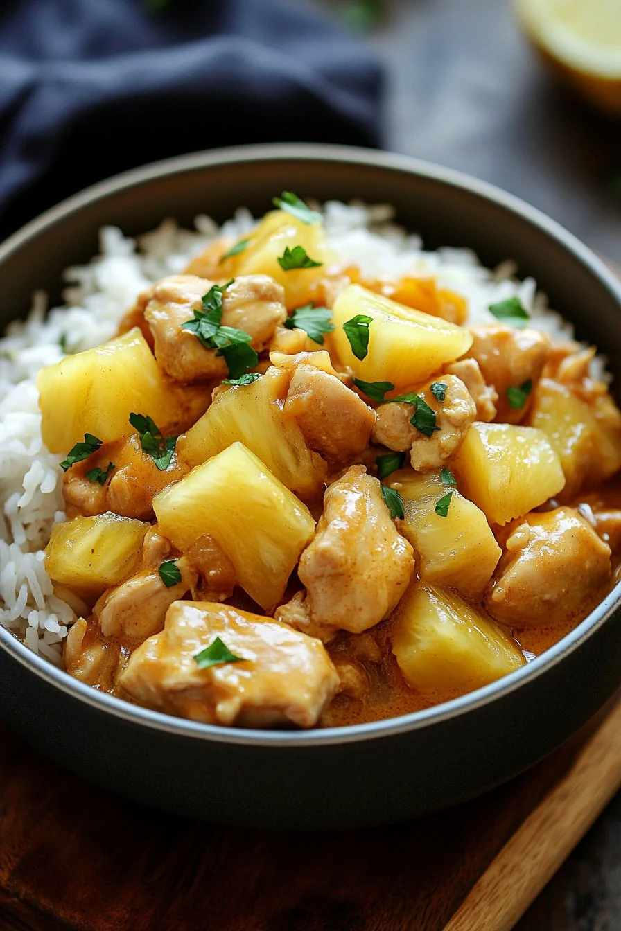 Pineapple Chicken and Rice