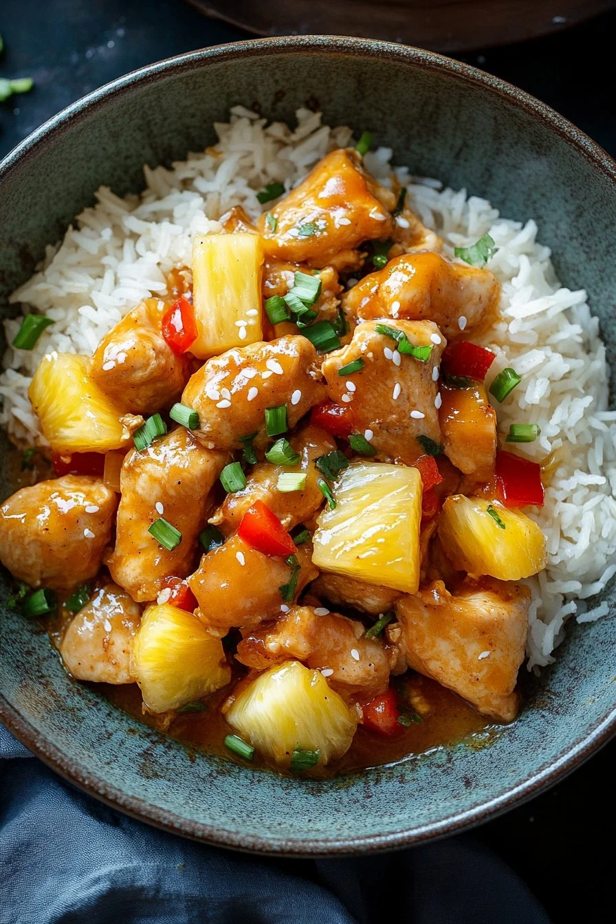 Pineapple Chicken and Rice