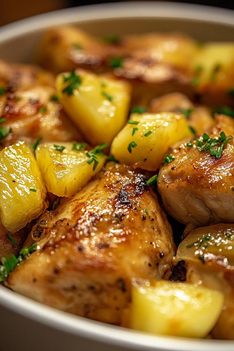 Pineapple Chicken in the Crockpot