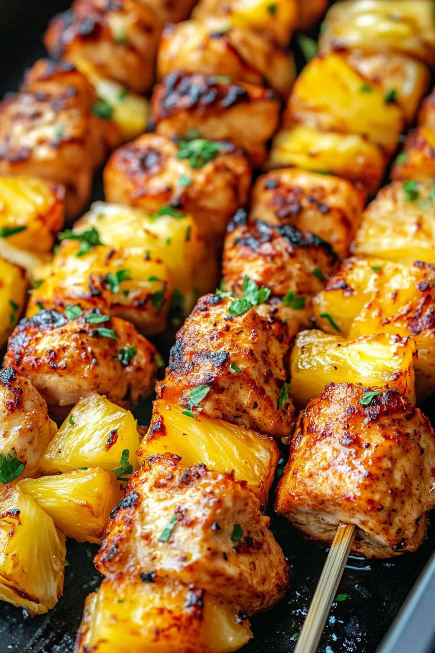Pineapple Chicken Kabobs