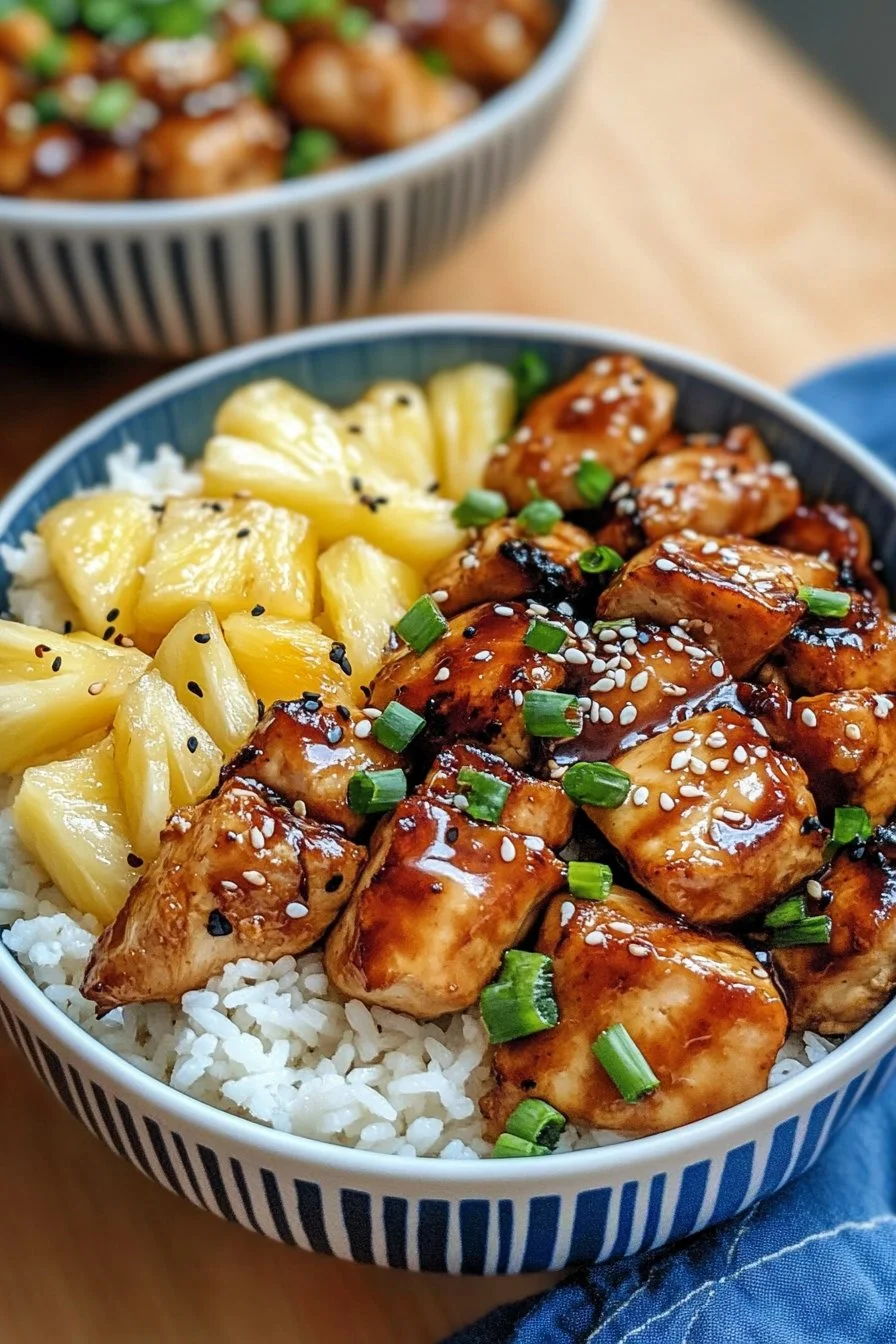Pineapple Teriyaki Chicken Bowls: A Flavorful Delight Awaits!