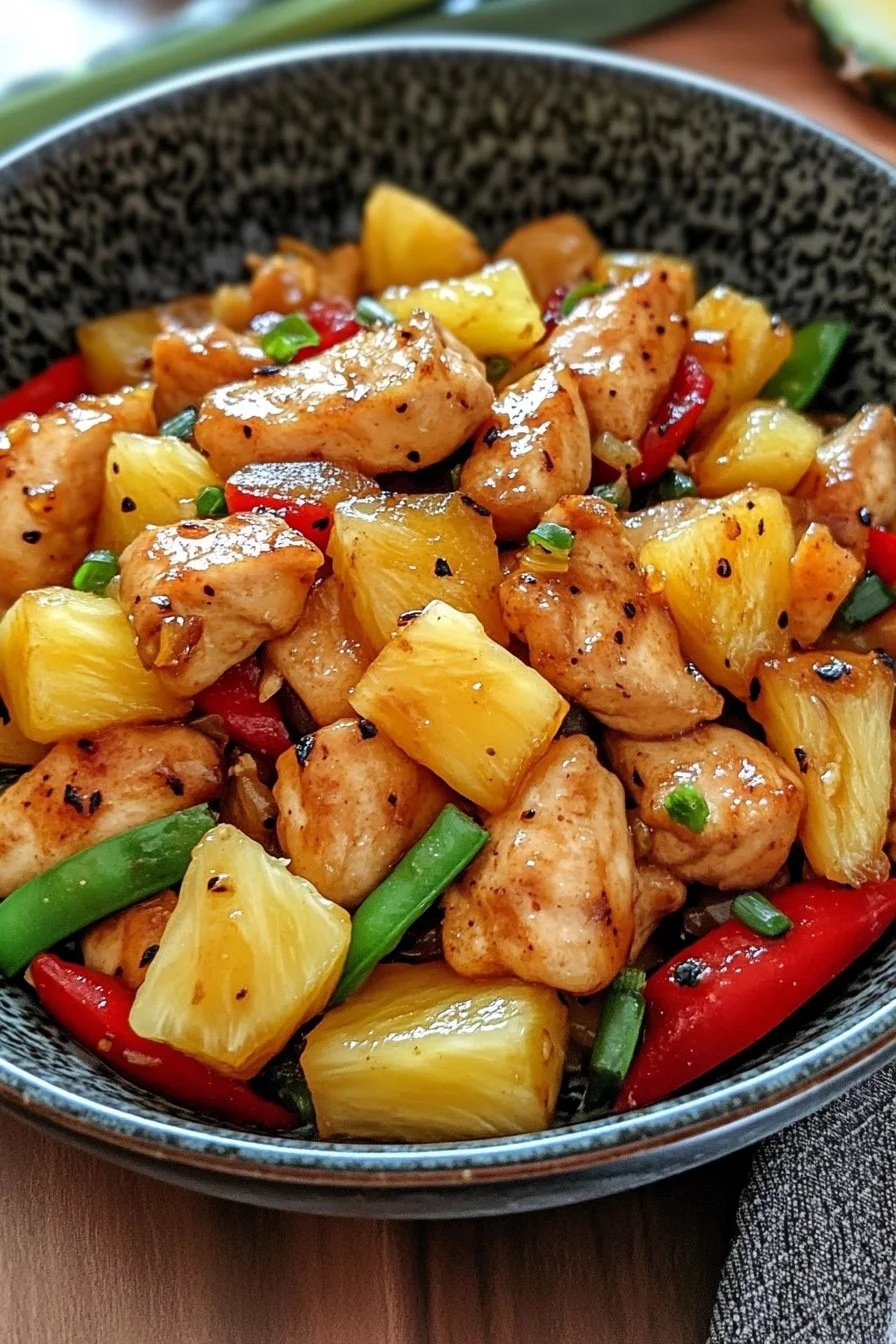 Quick and Easy Pineapple Chicken Stir-Fry