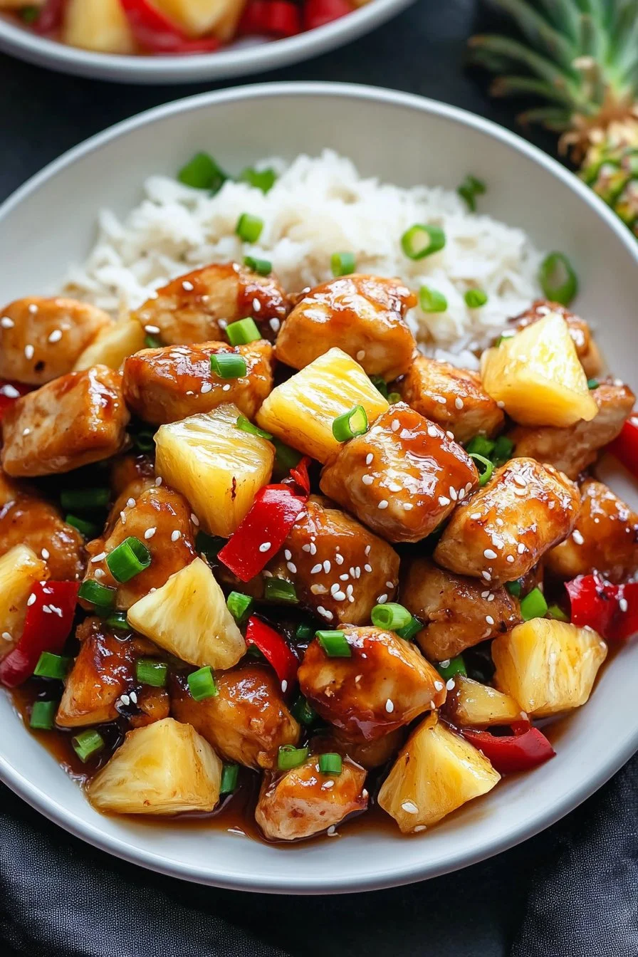 Quick Pineapple Teriyaki Chicken