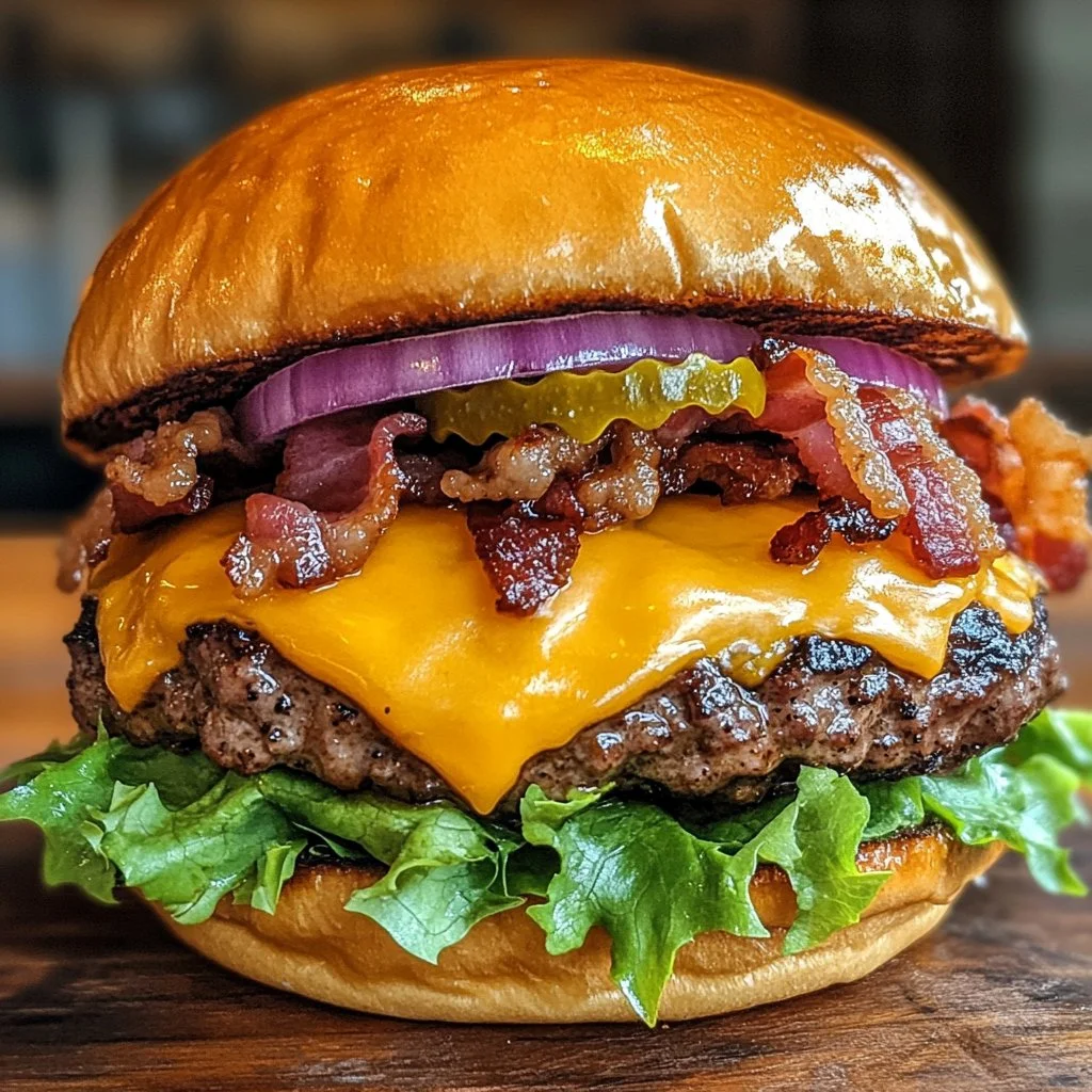 Smoked Cajun cheese burgers with spicy seasoning and melted cheese on a grill.