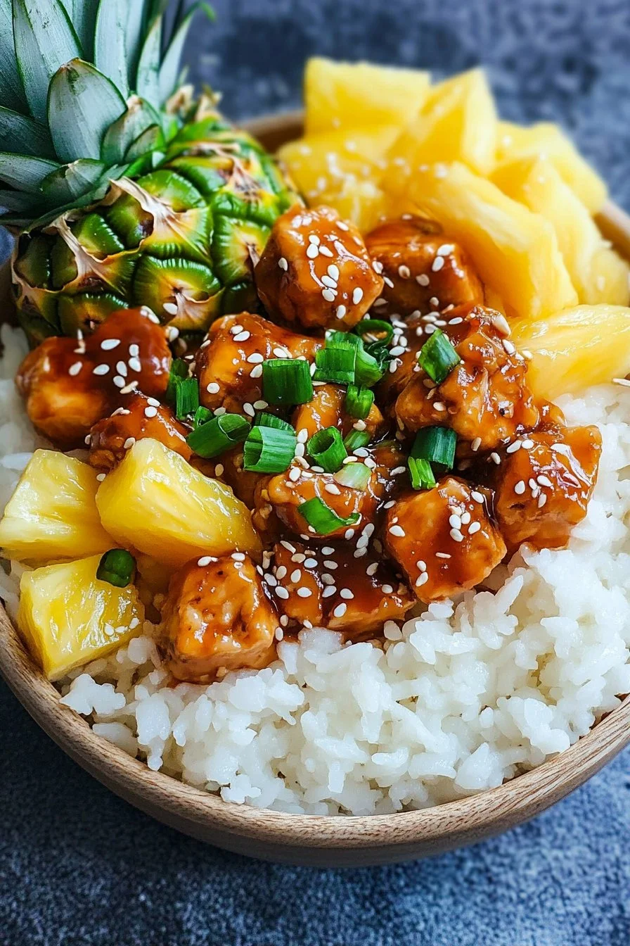Teriyaki Pineapple Bowls