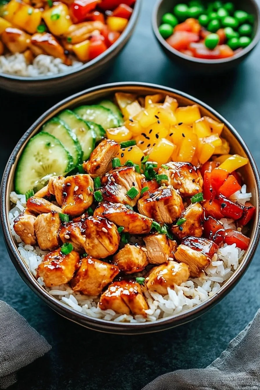 Tropical Teriyaki Chicken Rice Bowl: An Incredible Ultimate Recipe You Must Try
