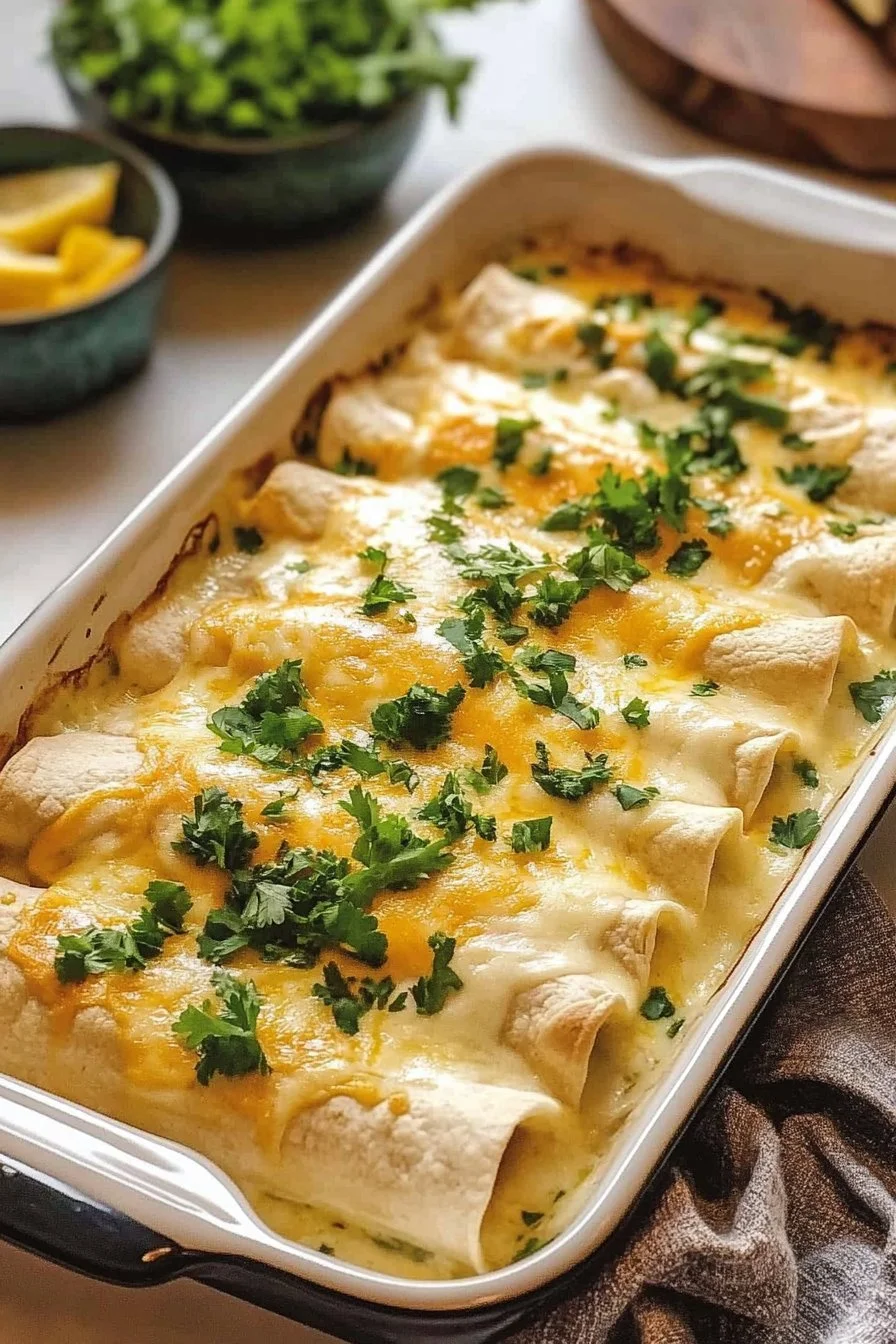 White Chicken Enchilada Recipe