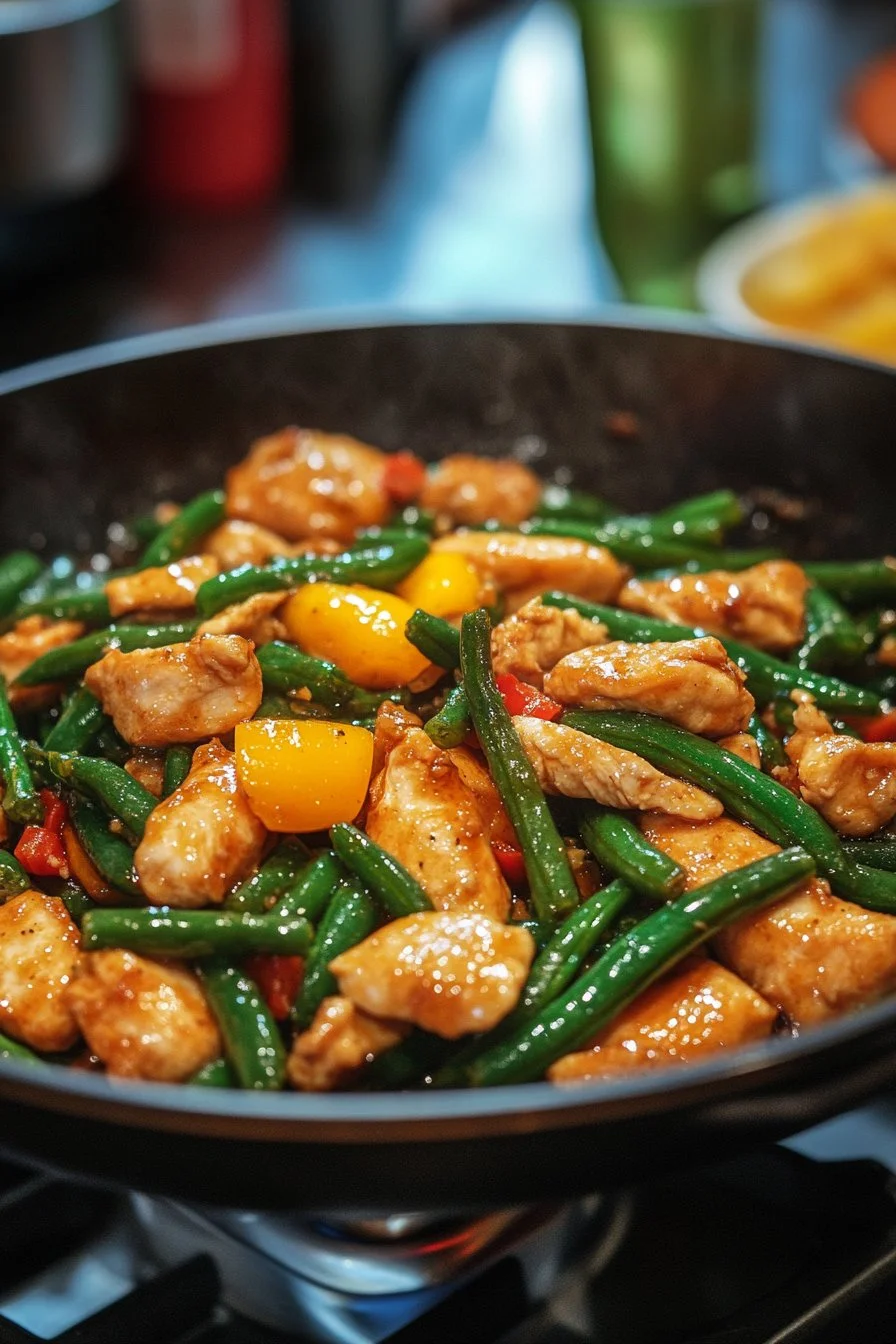 Chicken and Green Bean Stir-Fry: Quick and Delicious Dinner!
