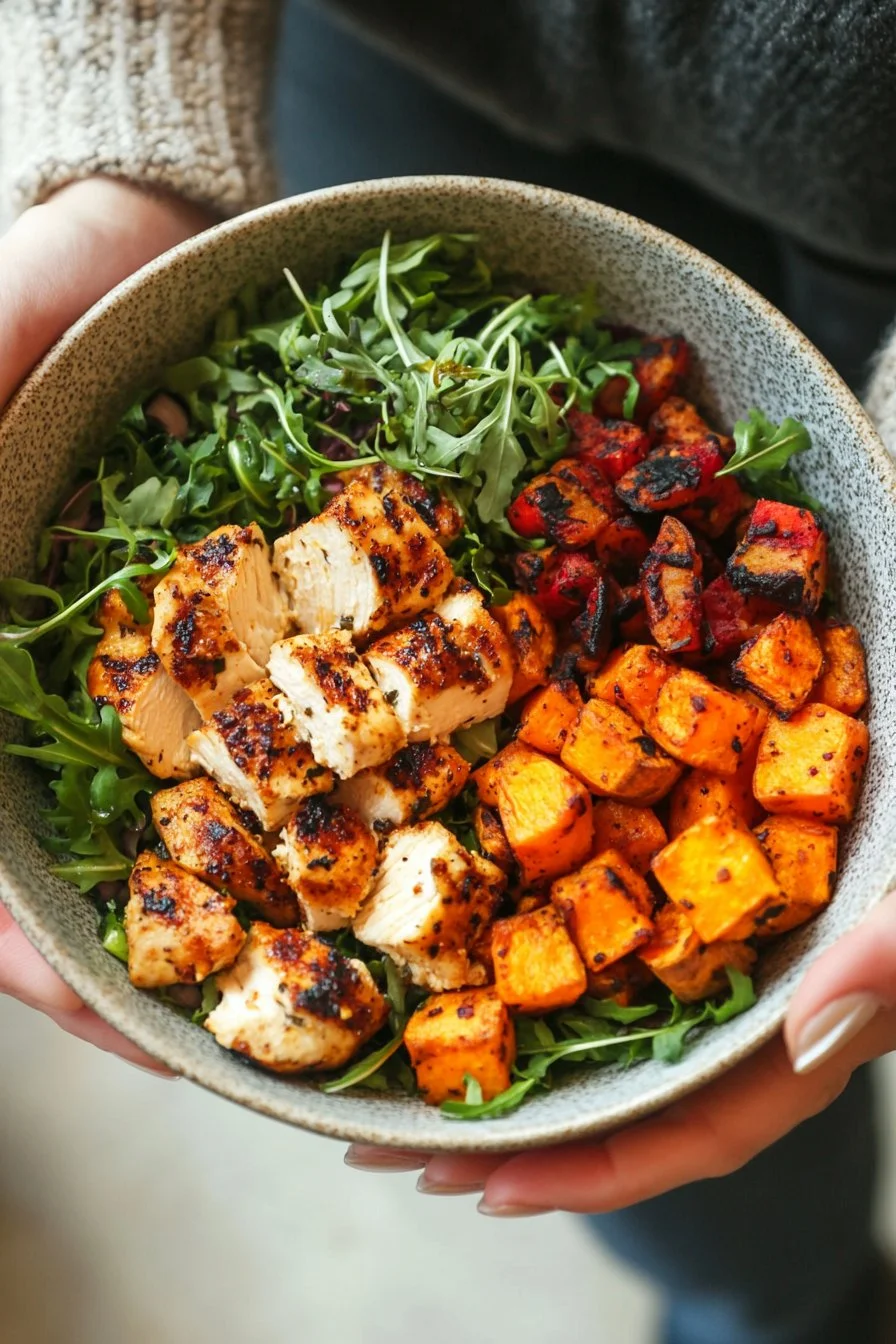 Chicken and Sweet Potato Bowls