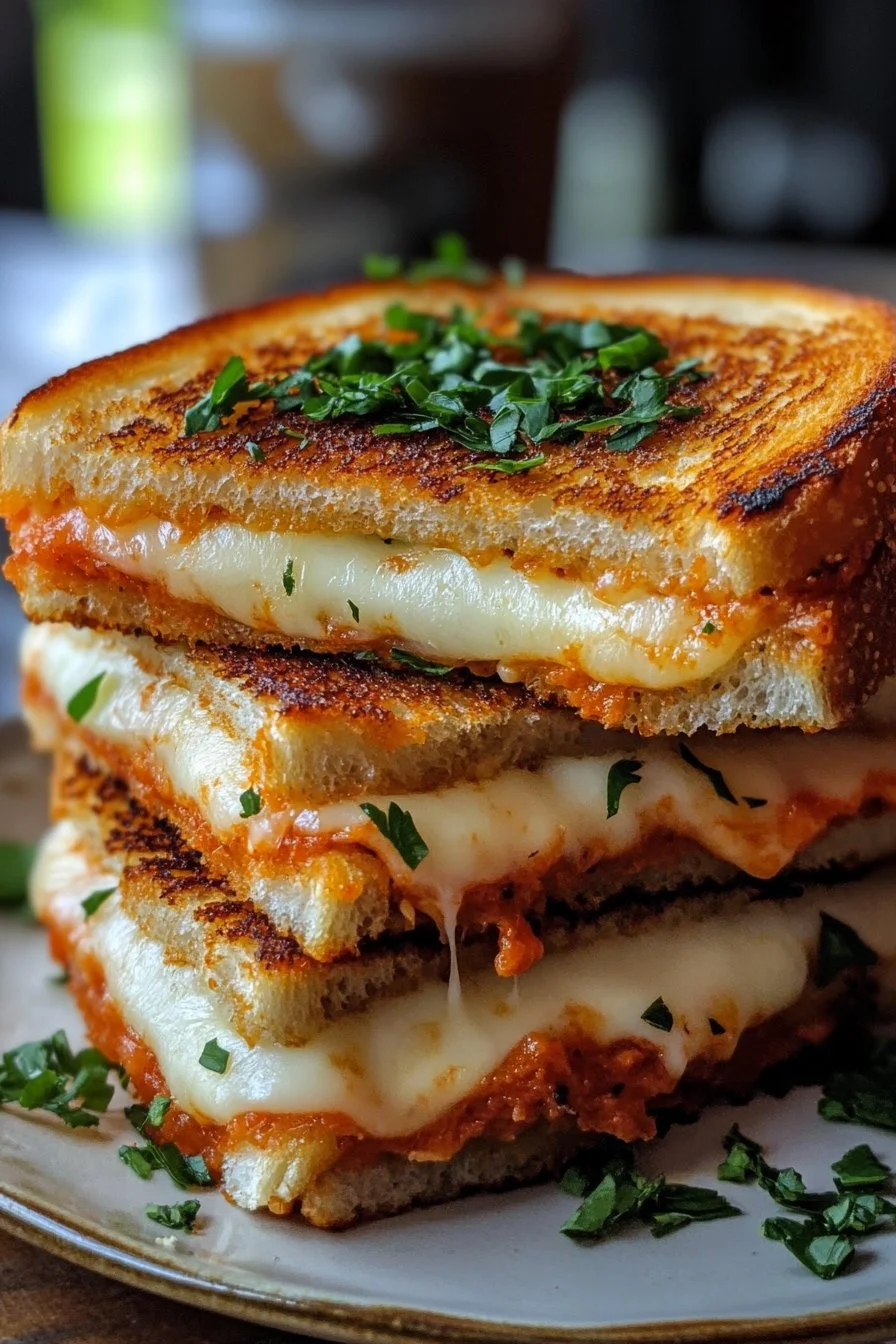 Chicken Parmesan Grilled Cheese