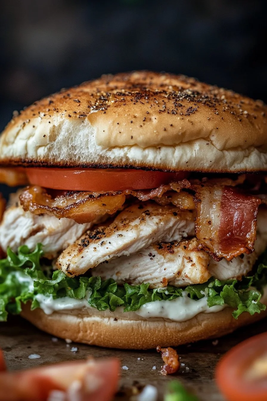 Chopped Chicken Bacon Ranch Sandwich (30-Minute Flavor Bomb)