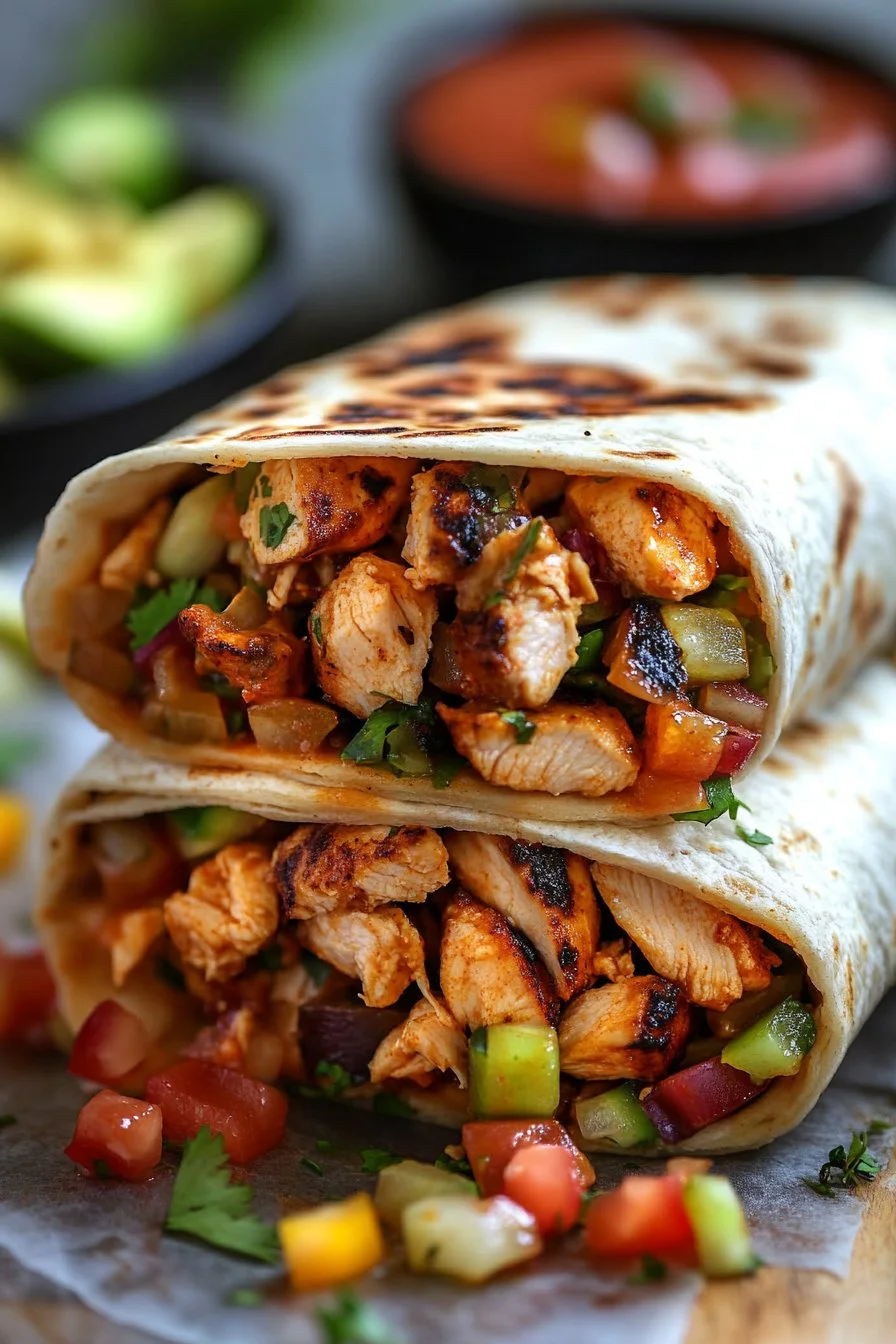 Copycat Chipotle Ranch Grilled Chicken Burrito Recipe