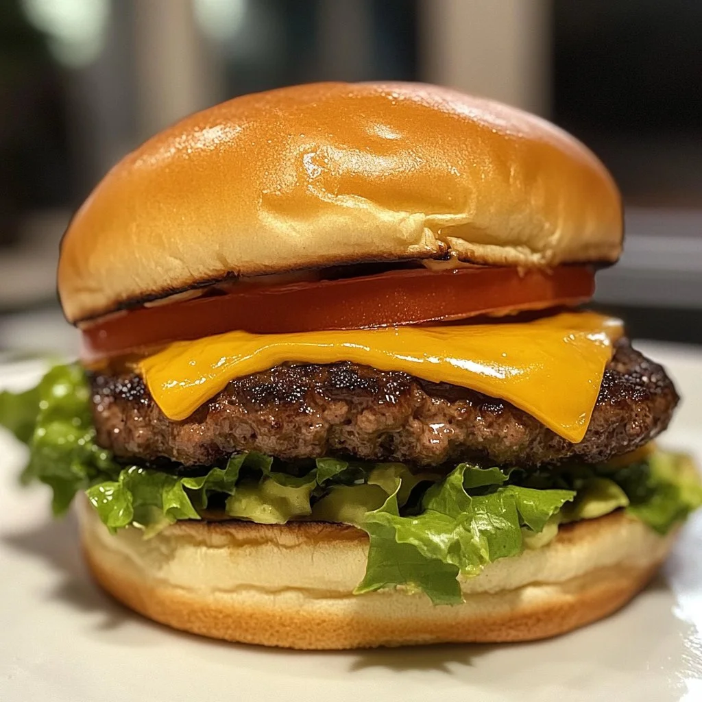 Delicious Crack Burgers served with fresh toppings and sides.