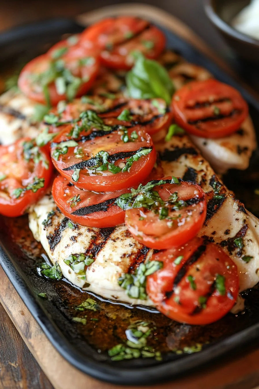 Grilled Chicken Caprese