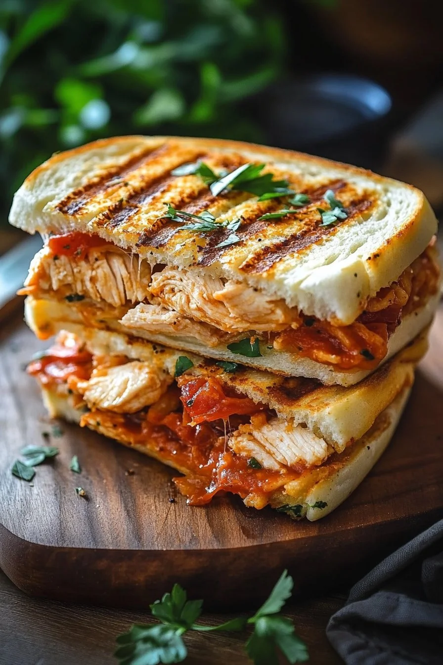 Honey Pepper Chicken Panini Pasta