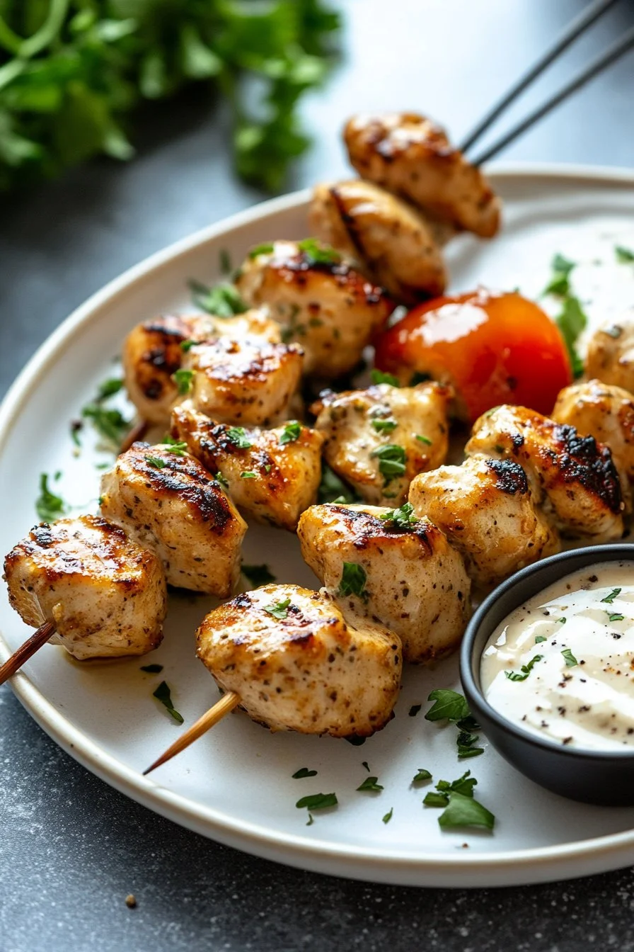 How to Make the Best Creamy Garlic Sauce for Grilled Chicken Bites