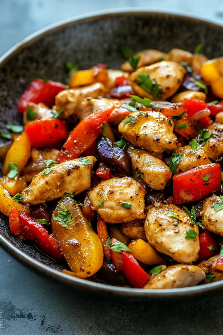 Mediterranean Chicken Stir Fry Recipe
