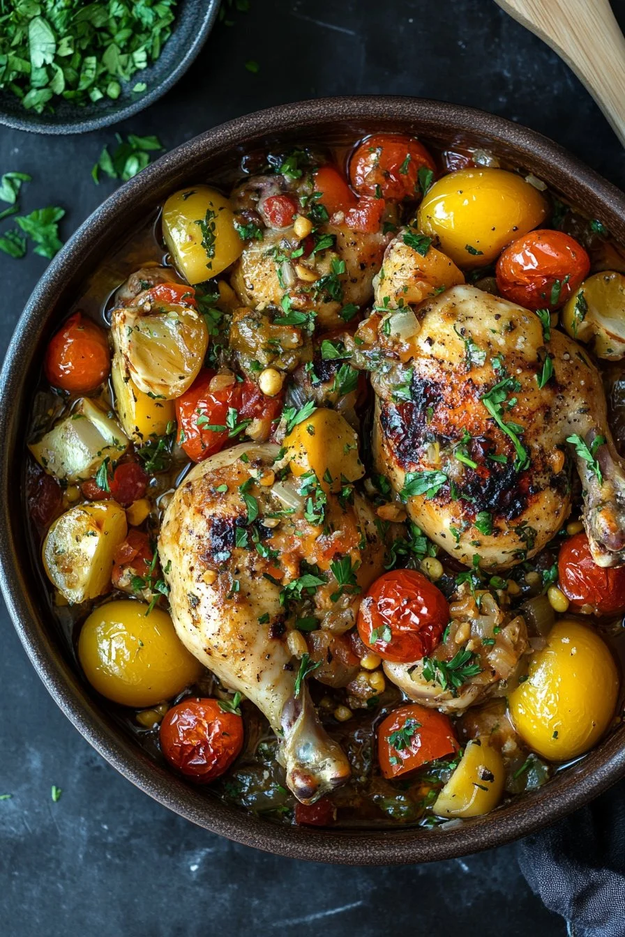 Slow Cooker Greek Chicken