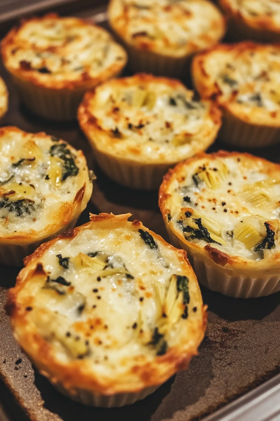 Spinach and Artichoke Dip Cups