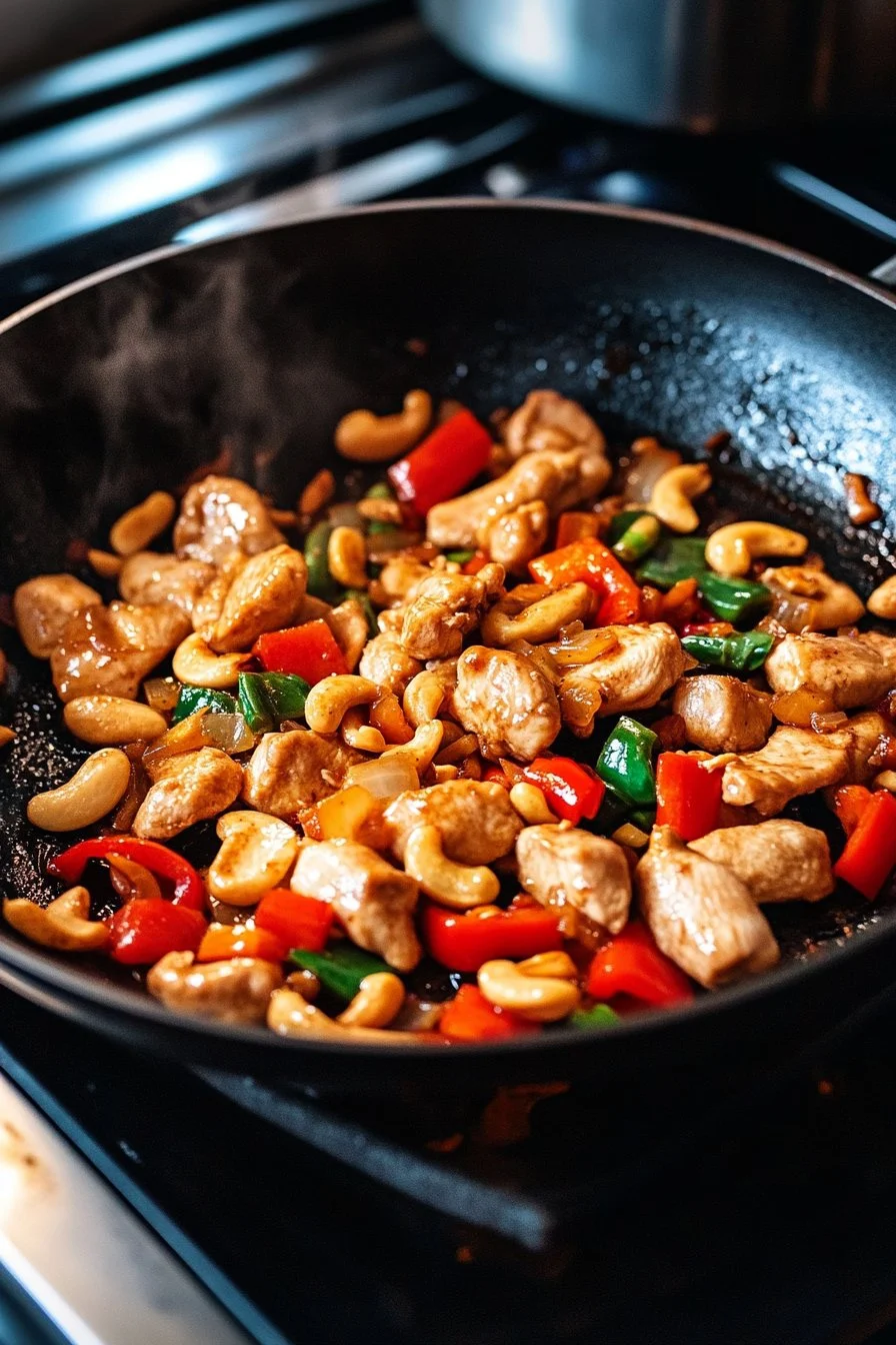 Thai Cashew Chicken Stir Fry