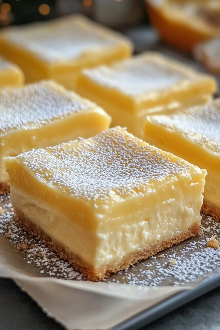 Vanilla Custard Cream Squares