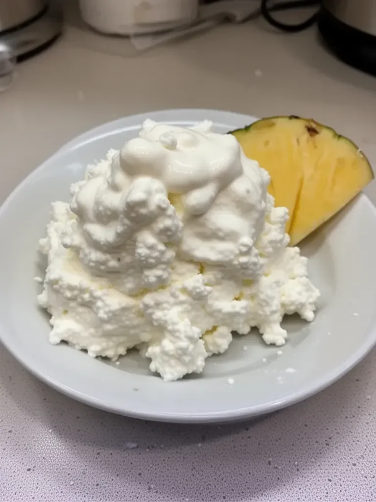 3-ingredient cottage cheese dole whip