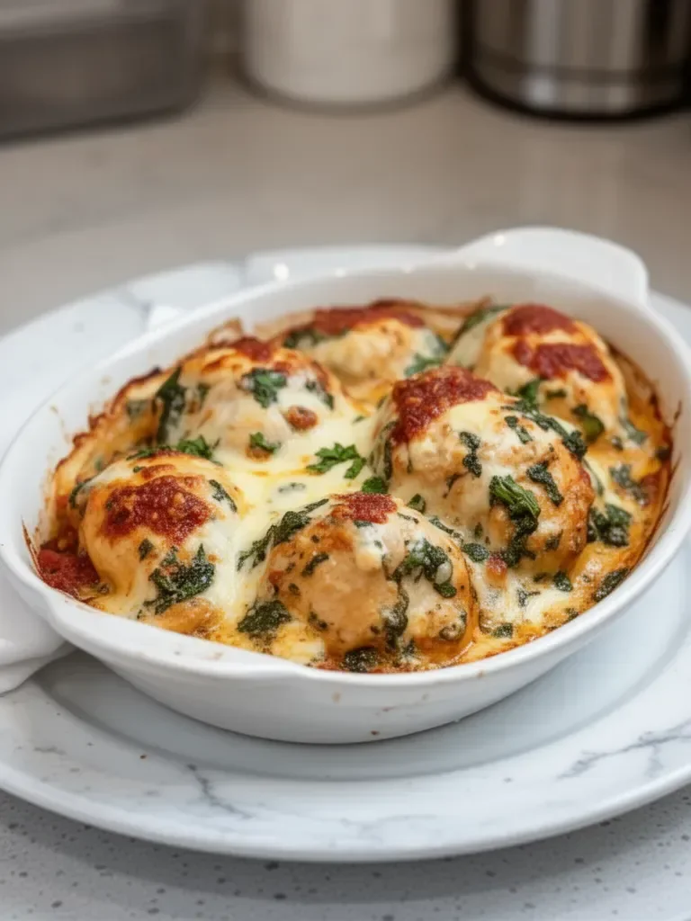 Baked Tuscan Chicken Casserole