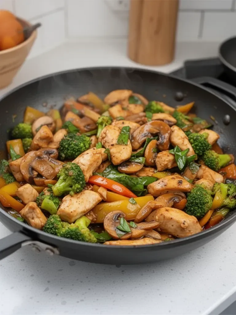 Best Garlic Chicken Vegetable Stir Fry