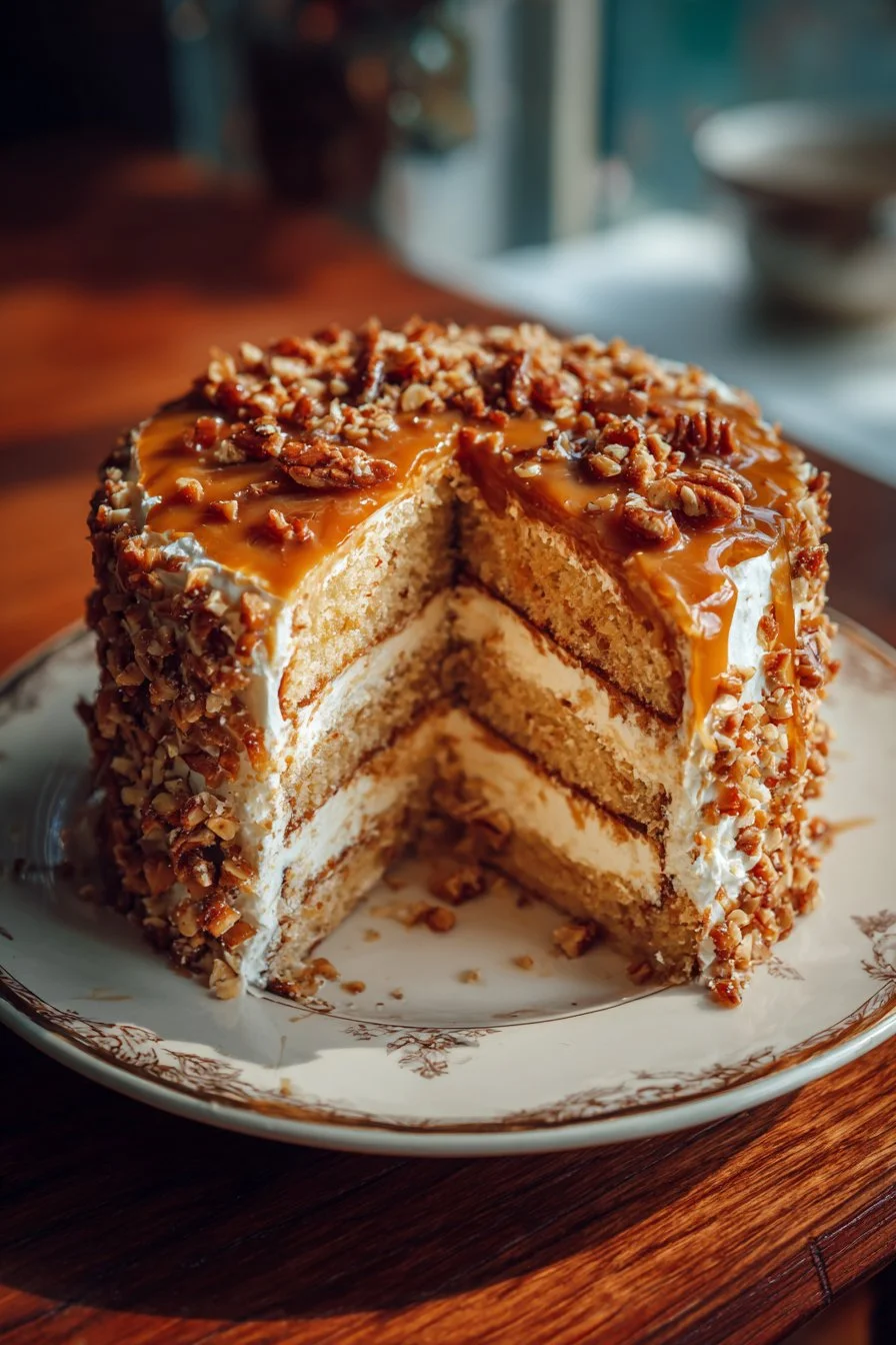 Butterscotch Crunch Cake