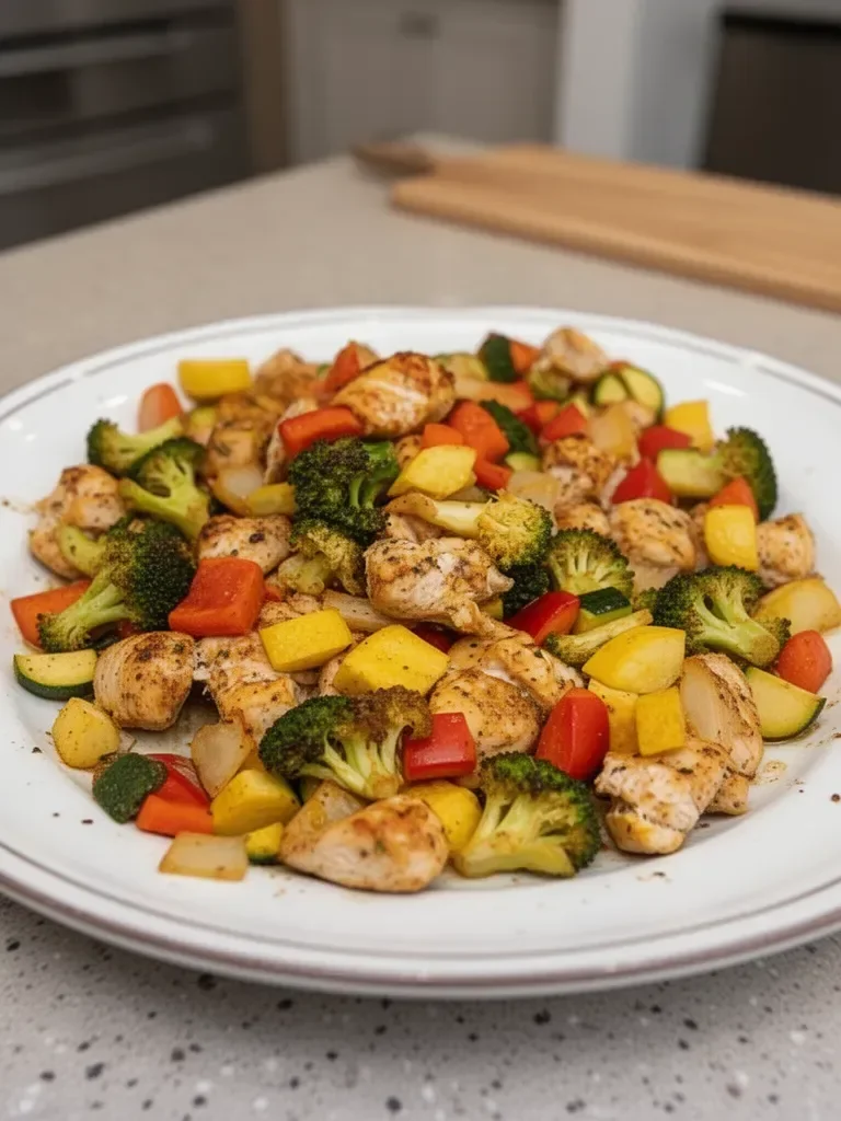 Chicken and Veggie Sheet Pan