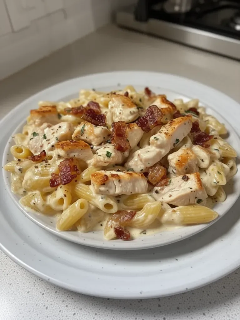 Chicken Bacon Ranch Pasta
