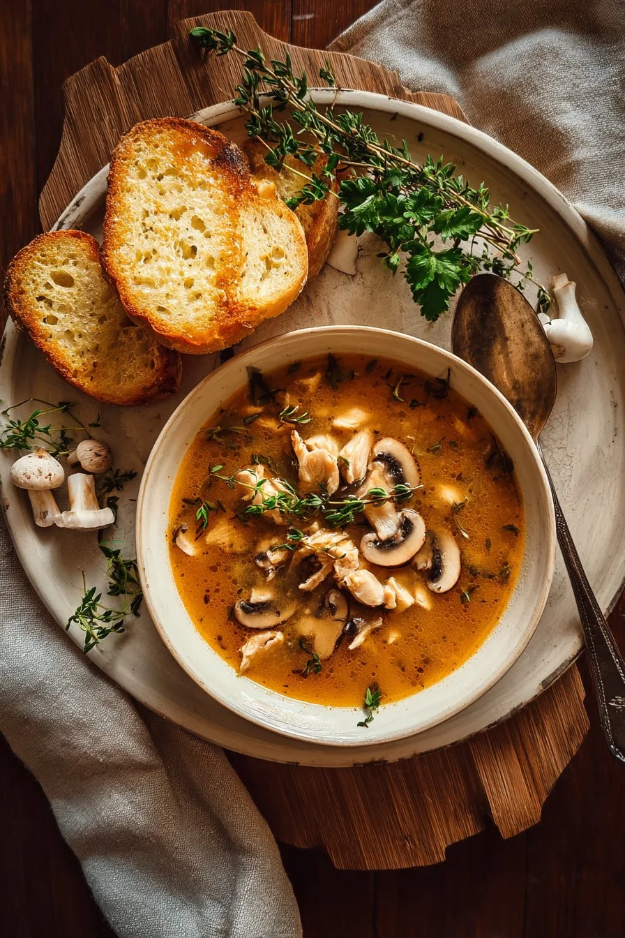 Warm Up with Clean Chicken Mushroom Soup for Cozy Nights
