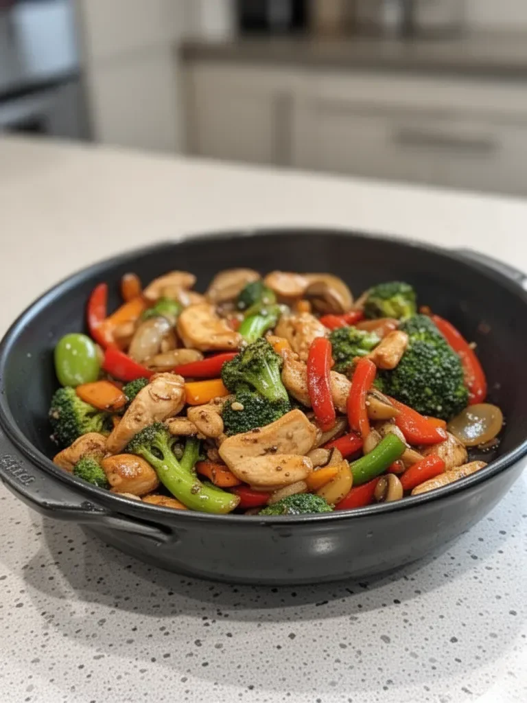 Clean Eating Chicken Veggie Stir Fry