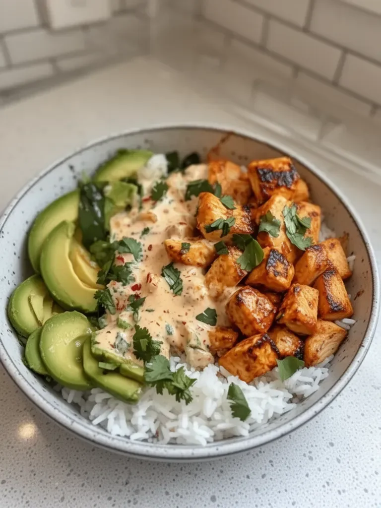 Coconut Chicken Rice Bowl: A Tropical Twist in 20 Minutes