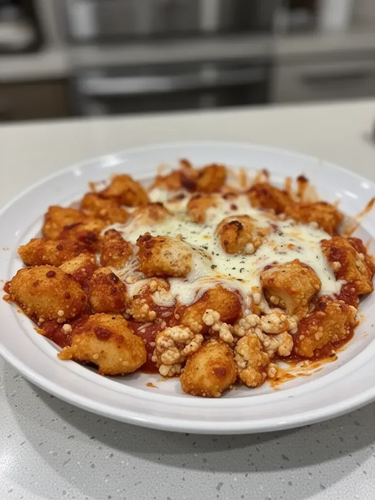 Cottage Cheese Chicken Parm Bowl