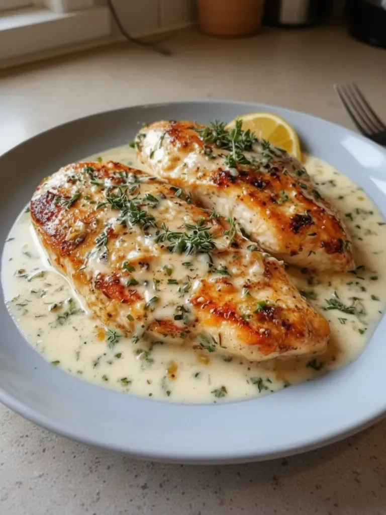 Creamy Garlic Chicken Breasts