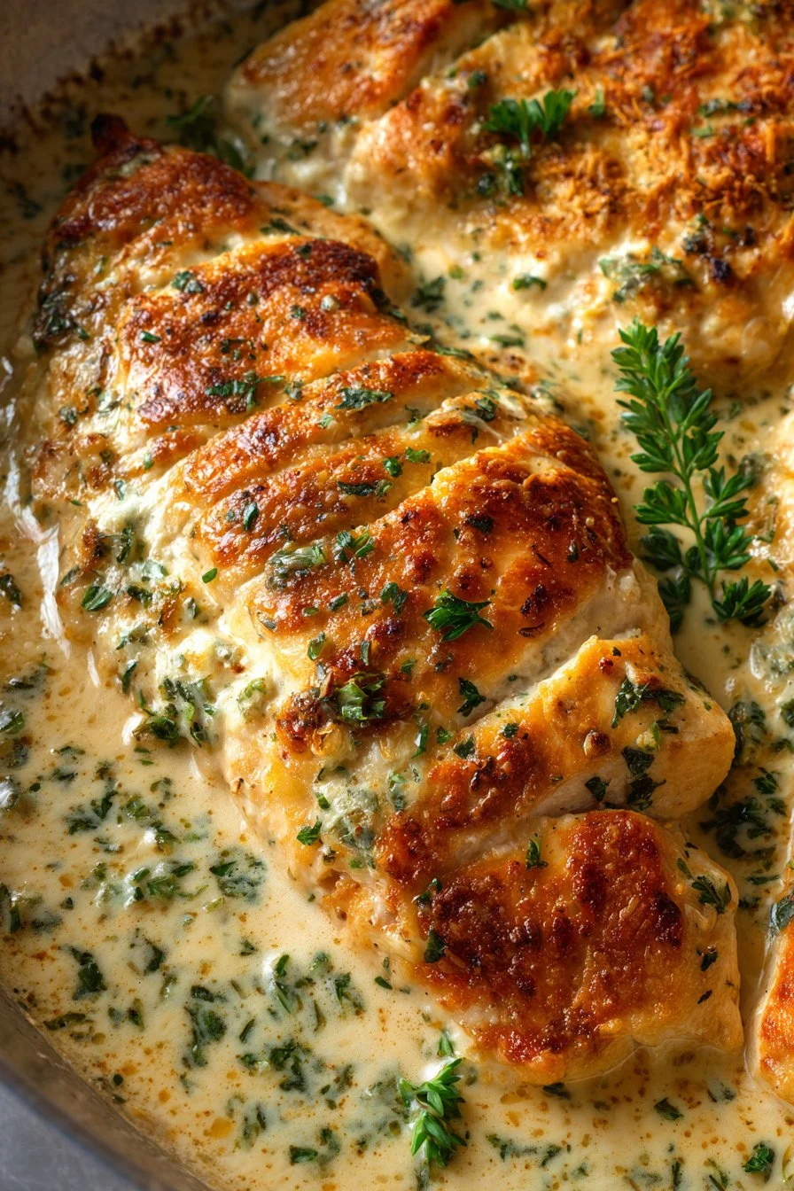 Creamy Garlic Parmesan Chicken Breast