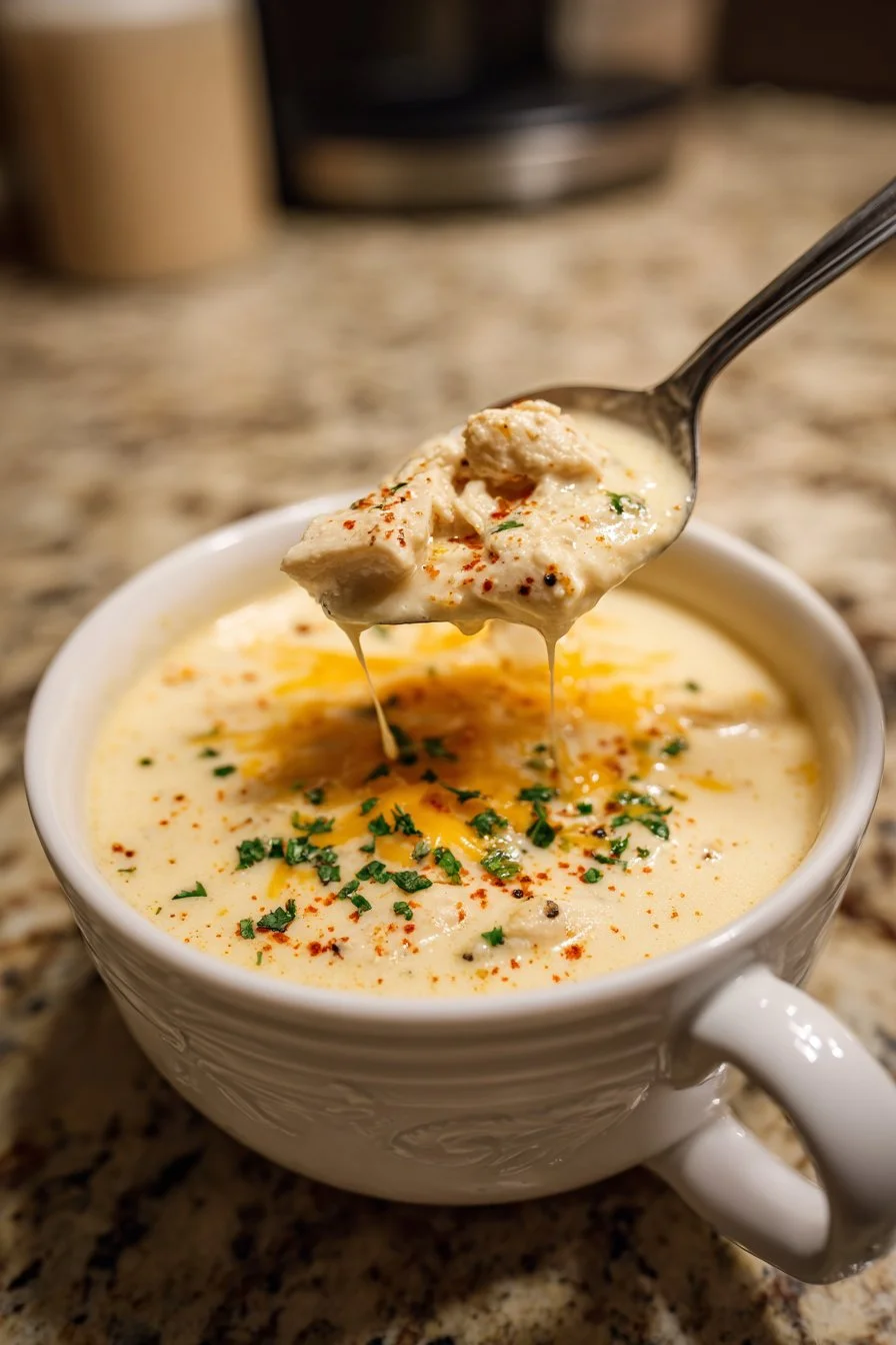 Creamy Keto Chicken Cream Cheese Soup