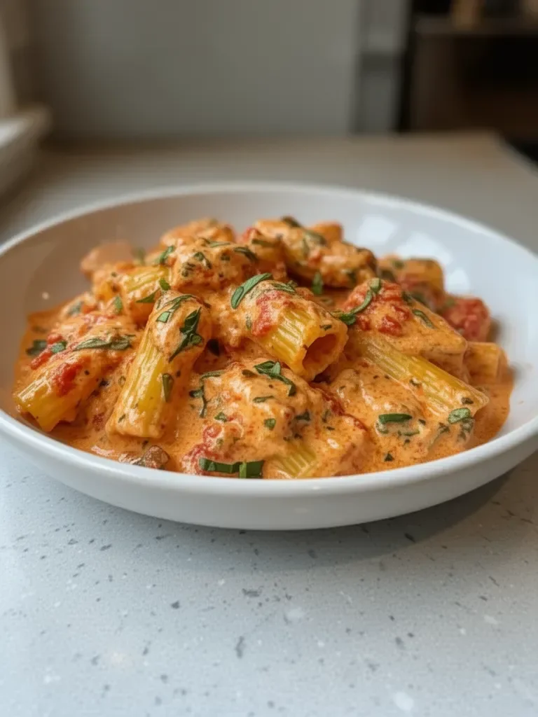 Creamy Tomato Garlic Pasta