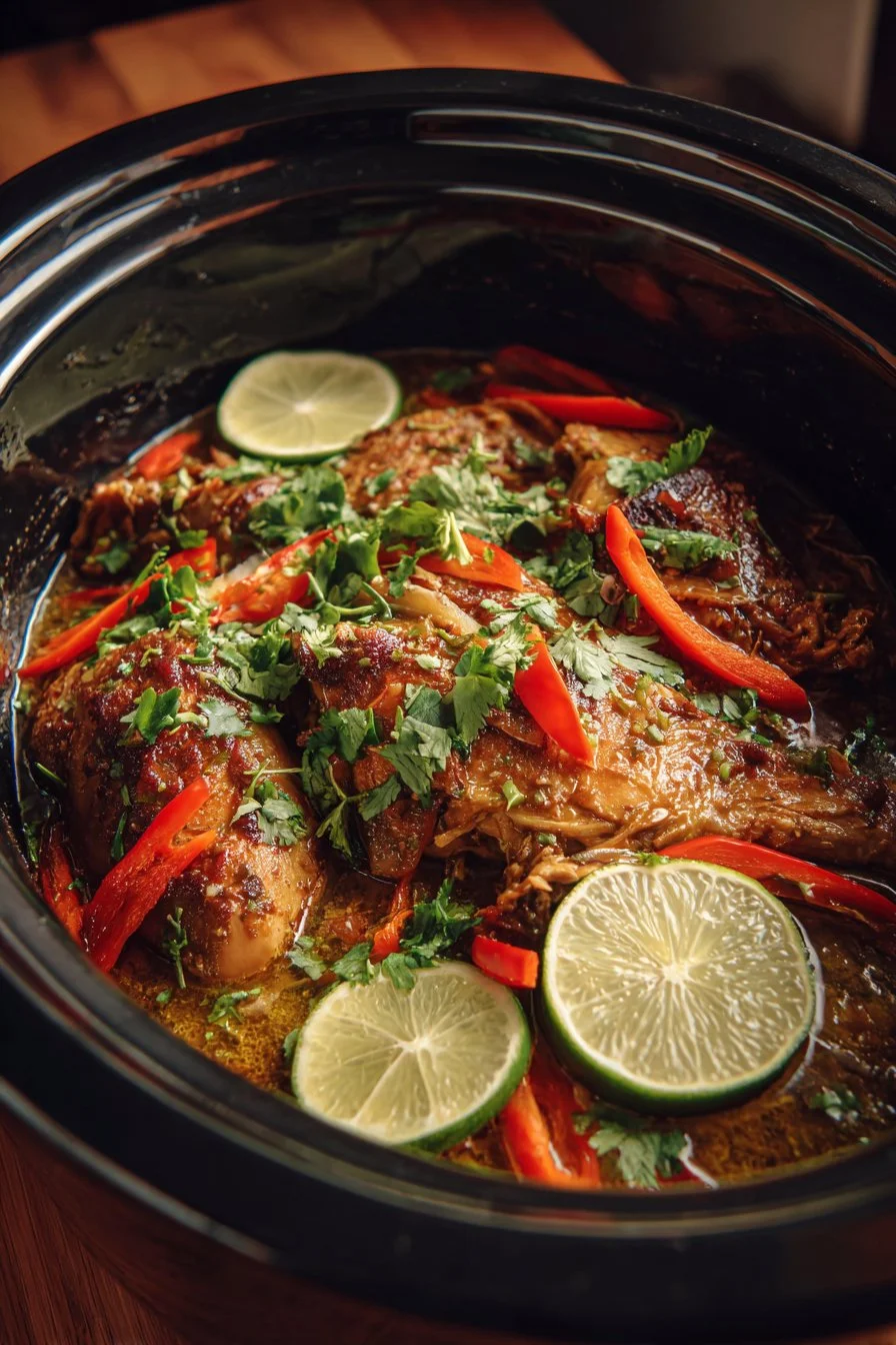 Crockpot Coconut Lime Chicken