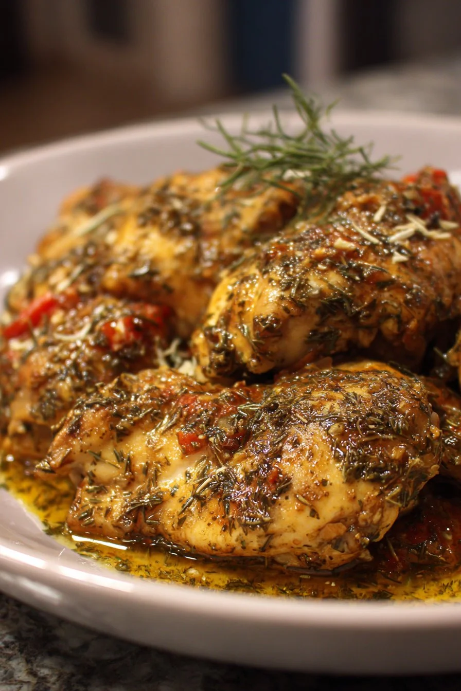 Crockpot Greek-Style Chicken